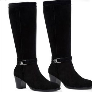 Giani Bernini "Rozario" Genuine Leather Knee High Heeled Boots